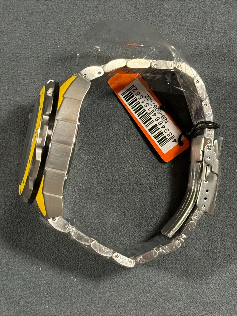 Nubeo Swell Limited 115/500 Men's Yellow and Silver Tactical Chronograph Watch - Picture 5 of 7